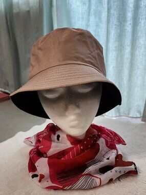 Bucket Hat (No Brand), 23 1/2" around on inside of hat.